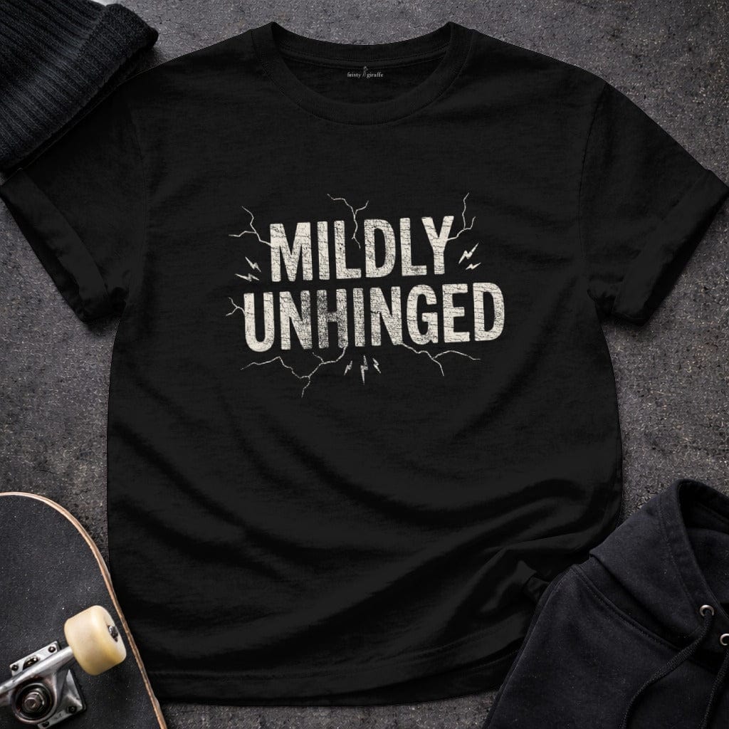 Printify T-Shirt Mildly Unhinged T-Shirt