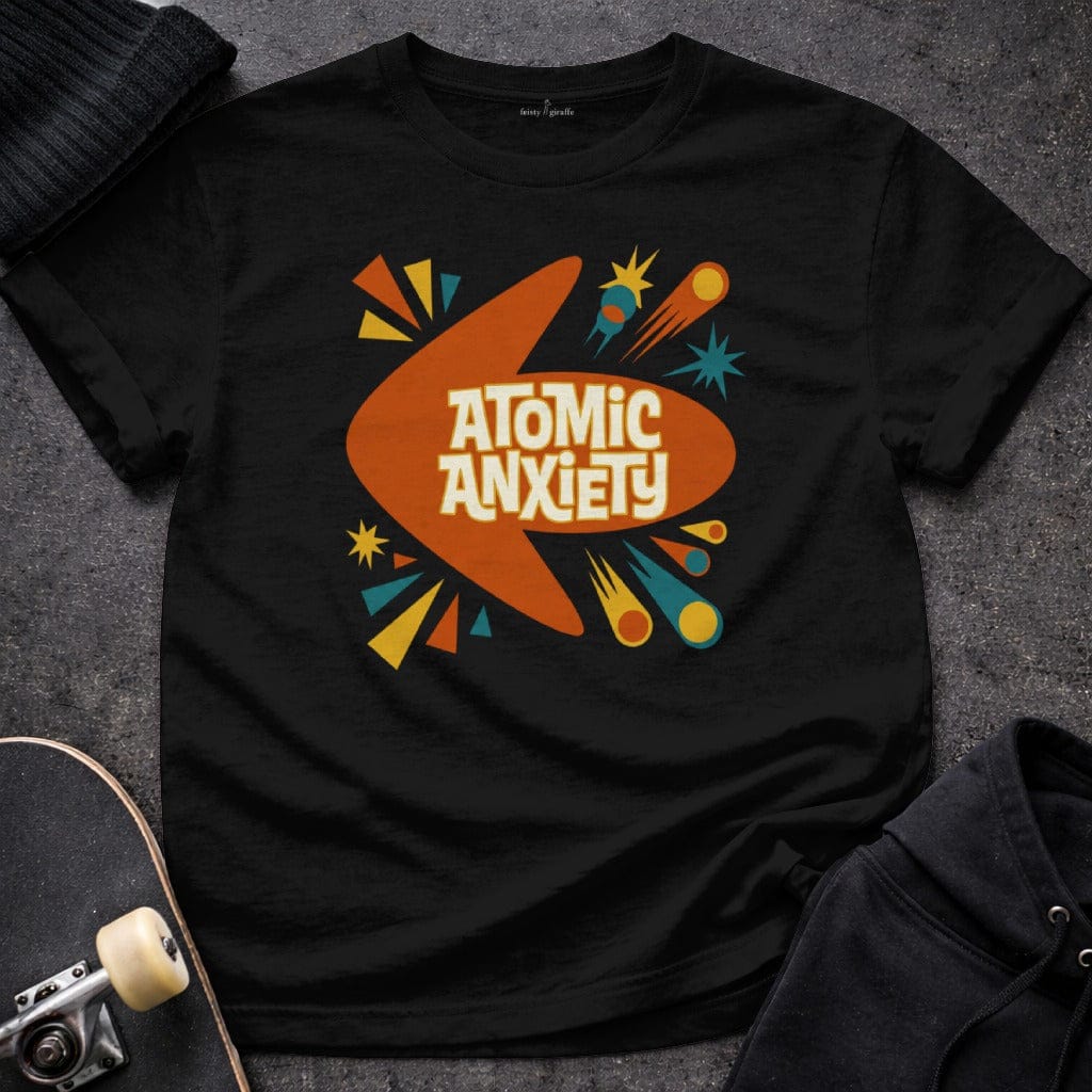 Printify T-Shirt S / Black Atomic Anxiety Tee