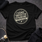 Printify T-shirt S / Black Cosmic Imposter Syndrome Galactic Doubt Division T-Shirt