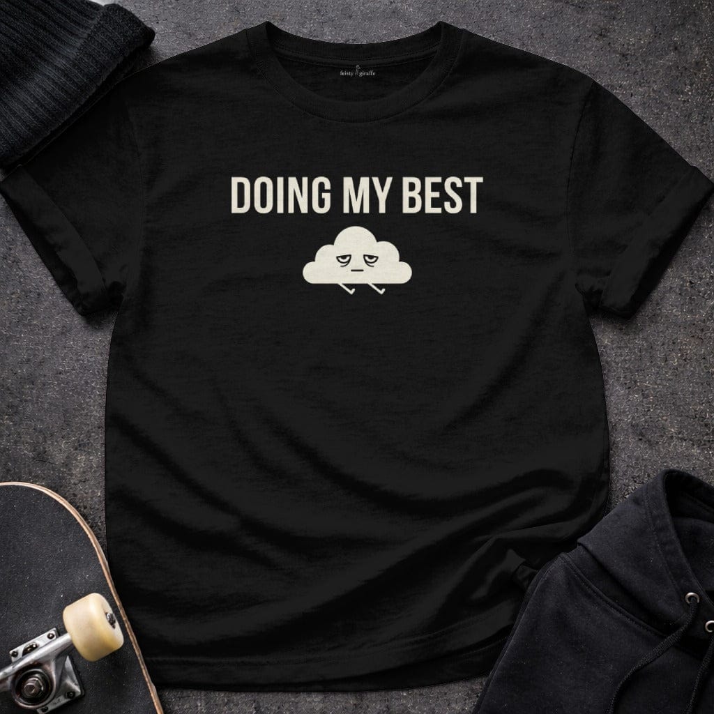 Printify T-shirt S / Black Doing My Best Tee