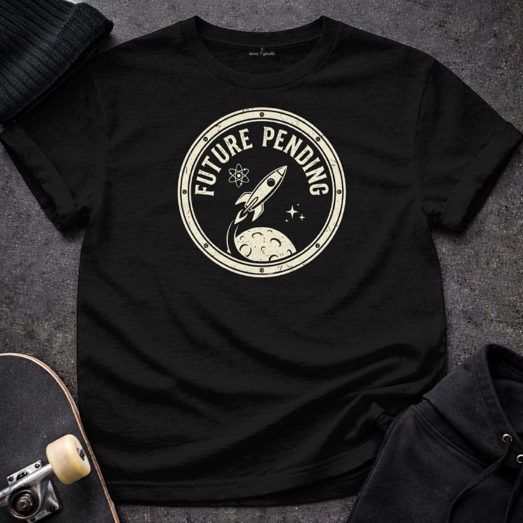Printify T-shirt S / Black Future Pending T-Shirt