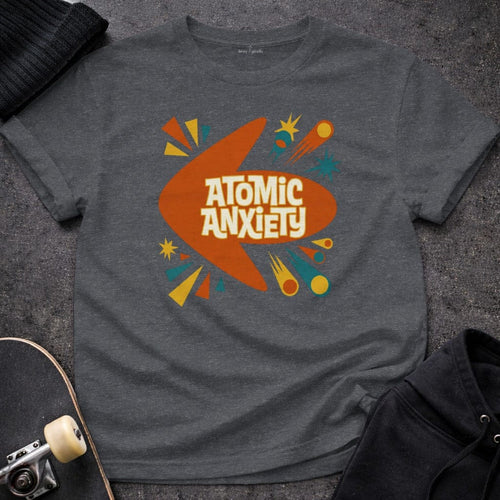 Printify T-Shirt S / Dark Heather Grey Atomic Anxiety Tee