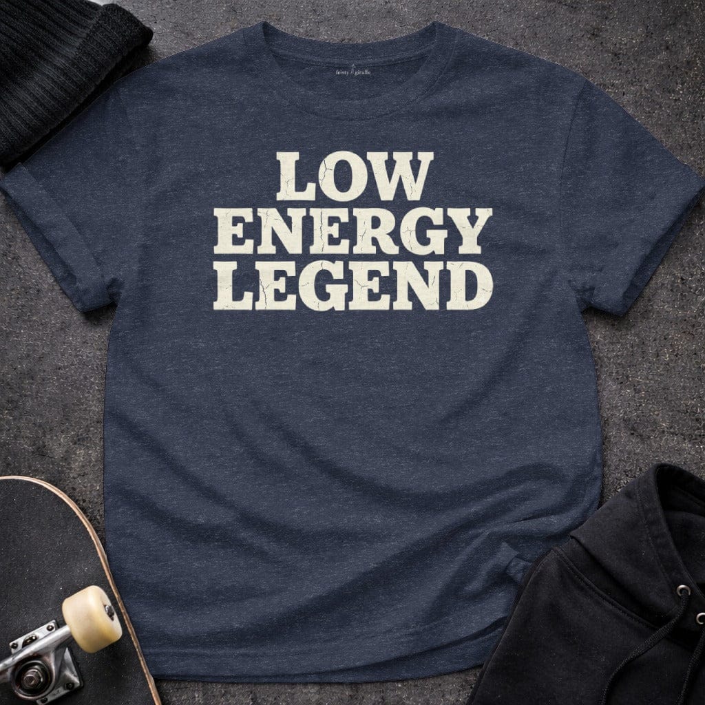 Printify T-shirt S / Heather Navy Low Energy Legend T-Shirt
