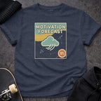 Printify t-shirt S / Heather Navy Motivation Forecast T-Shirt
