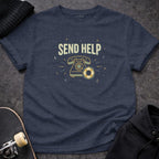 Printify t-shirt S / Heather Navy Send Help T-Shirt