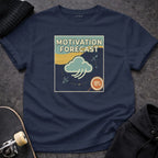 Printify t-shirt S / Navy Motivation Forecast T-Shirt