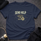 Printify t-shirt S / Navy Send Help T-Shirt